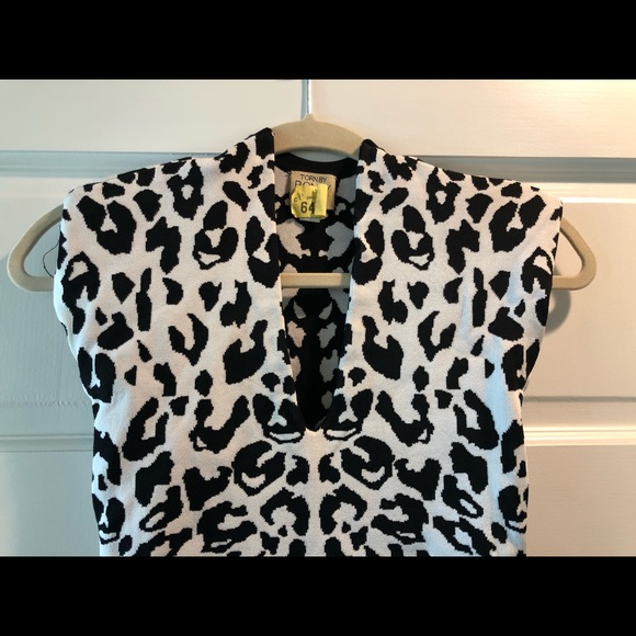 Torn by Ronny Kobo Leanna Leopard Print Dress sz s - Picture 5 of 7